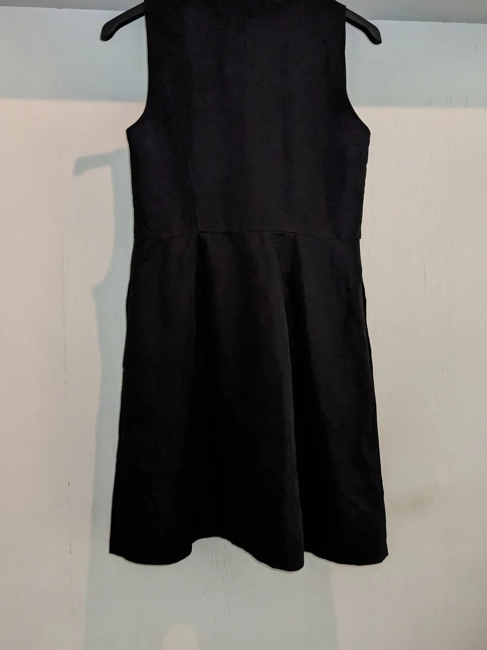LOFT Button-Front Sleeveless Dress A Line Interview Graduation Summer Office - Picture 8 of 11